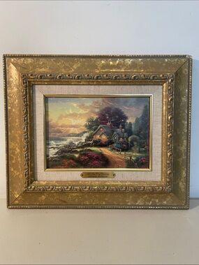 Thomas Kinkade “A New Day Dawning” Frame Accent Print